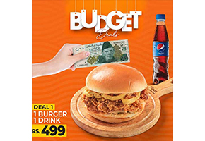 Pizza One Budget Deal 1 For Rs.499