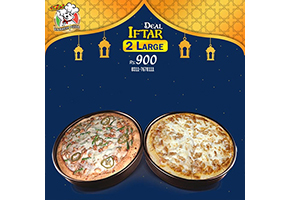 Karachi Pizza Iftar Deal 1 For Rs.900