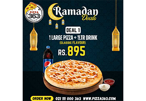 Pizza 363 Ramadan Deal 1 For Rs.895