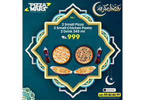 Pizza Mars Ramadan Deal 1 For Rs.999