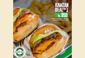 Burger Boss Karachi Ramzan Deal For 1 For Rs.950