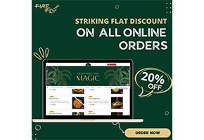Firefly FLAT 20% off on Online orders