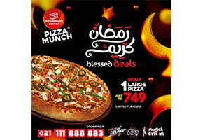 Pizza Munch Blessed Deal 1 For Rs.749