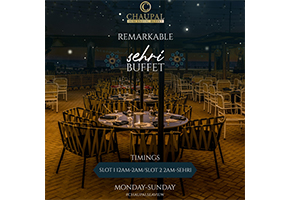 Chaupal Sehri Buffet For Adults For Rs.1770