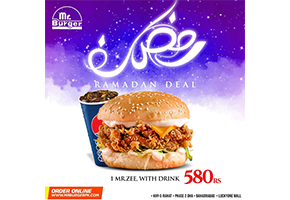 Mr. Burger Ramadan Deal 1 For Rs.508