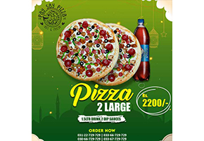 Pay Say Pizza Ramadan Deal 1 For Rs.2200