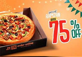Pizza Point 75% off on all Pizzas