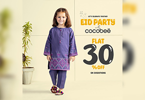 Cocobee Eid Party FLAT 30% off on Everything