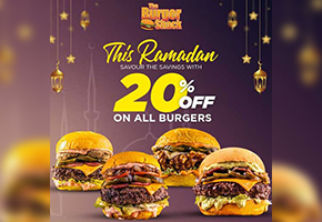 The Burger Shack Ramadan Offer 20% off on All Burgers