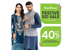 Gul Ahmed Ideas Eid Festive Sale Flat 40% Off