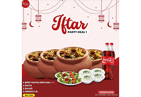 Red Oven Iftar Party Deal 1 For Rs.4700