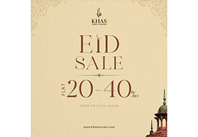 Khas Stores Eid Sale Flat 20% & 40% Off