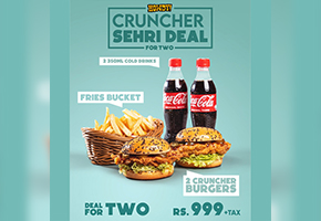 Howdy Cruncher Sehri Deal For 2 For Rs.999