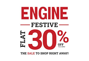 ENGINE Festive Sale Flat 30% Off