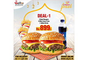 Salto Fast Foods Deal 1 For Rs.899