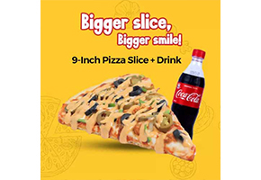 Mozz'art XL Pizza Slice For Rs.399