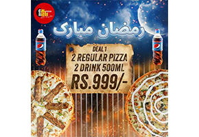 Day Night Pizza Ramadan Deal 1 For Rs.999