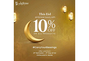 Jafferjees! This Eid 10% off on All Products