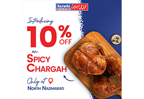 Karachi Haleem 10% off on Spicy Chargah