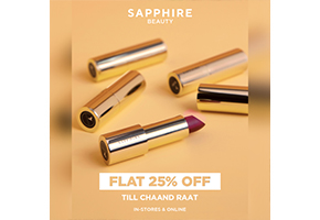 Sapphire FLAT 25% off on Sapphire Beauty