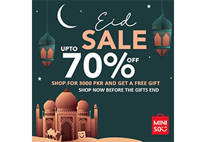 EID Sale at Miniso Pakistan Up to 70% Off