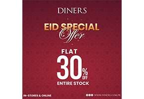 Diners EID Special Offer Flat 30% Off
