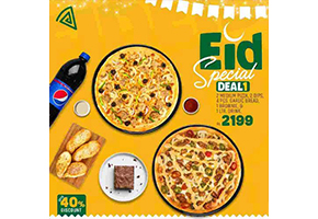 Caesar's Pizza Eid Deal 1 For Rs.2199