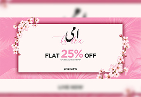 Mother's Day sale at Nishat Linen with flat 25% off on selected items