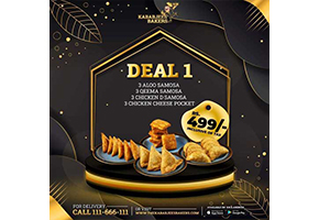 Kababjees Bakers Deal 1 For Rs.499