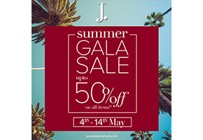 J. | Junaid Jamshed Summer Gala Sale Upto 50% Off