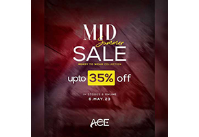 Ace Galleria MID Summer Sale Upto 35% off