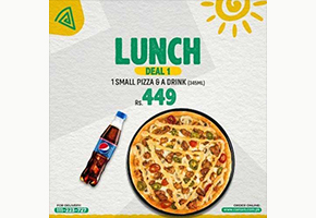 Caesar's Pizza Lunch Deal 1 For Rs.449
