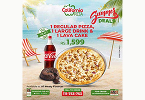 California Pizza Summer Deal For Rs.1599