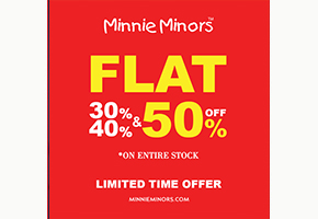 Minnie Minors Sale! Flat 50% Off