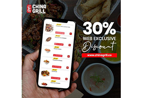 China Grill 30% Web Exclusive Discount