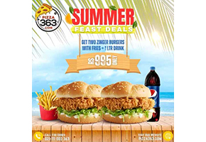 Pizza 363 Summer Feast Deal 1 For Rs.995