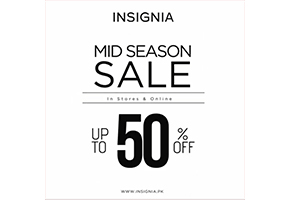 Insignia Mid Season Sale! Upto 50% off