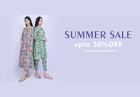 Attraction By Kamal Sale! Upto 50% off on summer stock