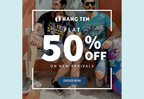 Hang Ten Pakistan Summer Sale 2023! Flat 50% OFF