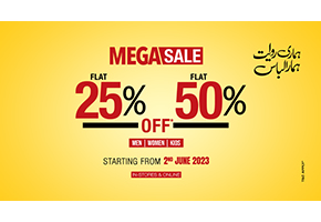 MTJ - Tariq Jamil Summer Sale! Flat 25% & Flat 50% off
