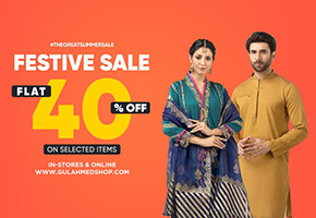 Gul Ahmed Ideas Festive Sale! Flat 40% off
