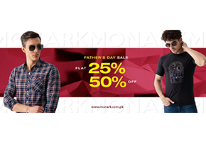 Monark Father's Day Sale! Flat 25% & Flat 50% Off