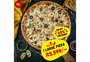 Pizza Nation Deal 1 For Rs.599 Enjoy The 60% Discount
