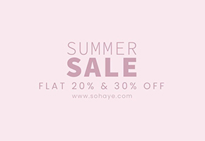 Sohaye Summer Sale Flat 20% & 30% Off