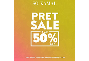 So Kamal Pret Summer Sale! Flat 50% off