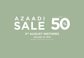 Make a note on your calendars! Cross Stitch is offering up to 50% off during the Azaadi sale
