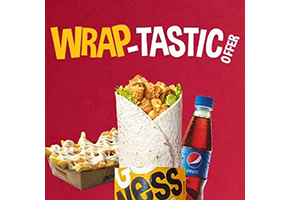 Burger O'Clock Wraptastic Deal For Rs.799