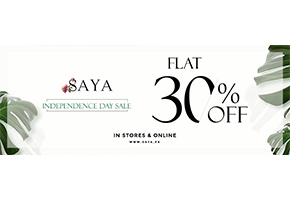 Saya Azadi Sale: Flat 30% Off on Everything! Don't Miss Out!
