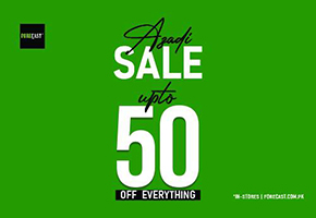 Forecast Mid-Azadi Sale Up to 50% Off! Get Ready to Shop & Save!