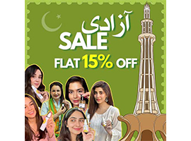 On Azaadi Day Organic Traveller Give FLAT 15% off on all Products